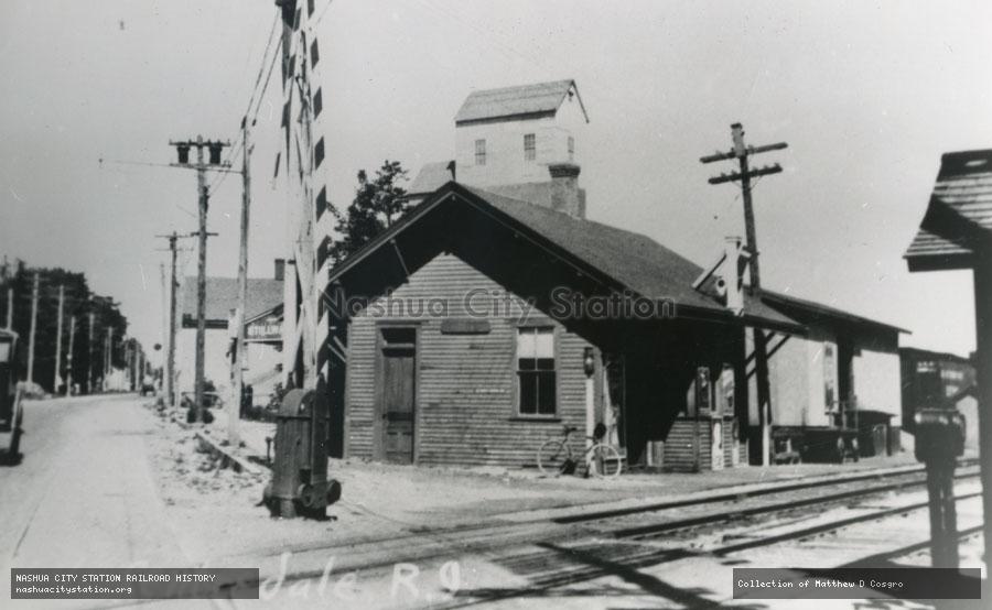 Postcard: Railroad Station, Centerdale, Rhode Island